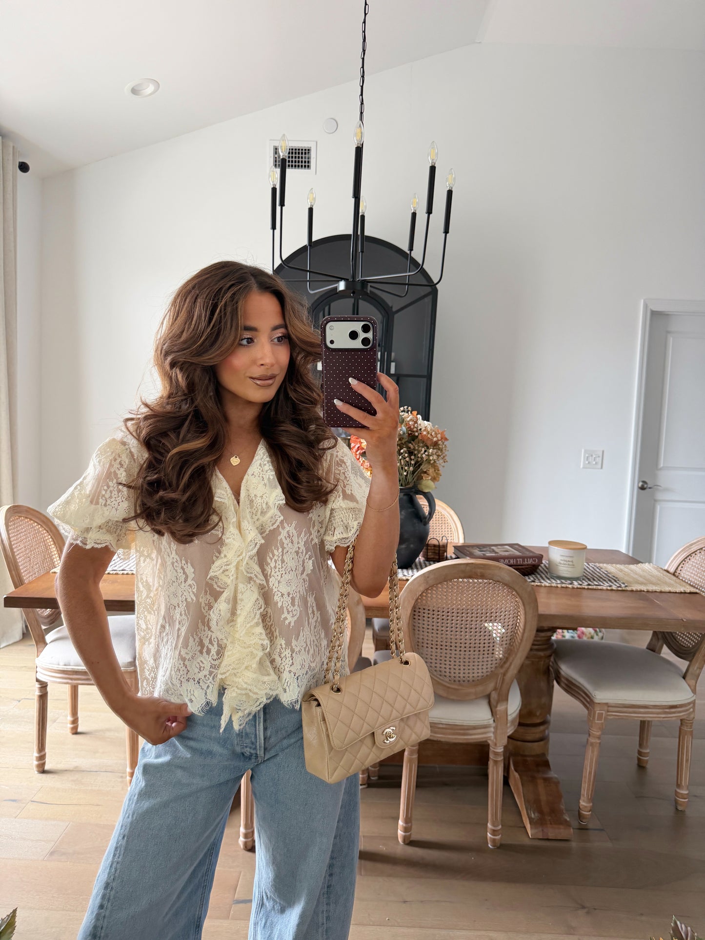A Dream Is A Wish Lace Top (Lined) no restocks