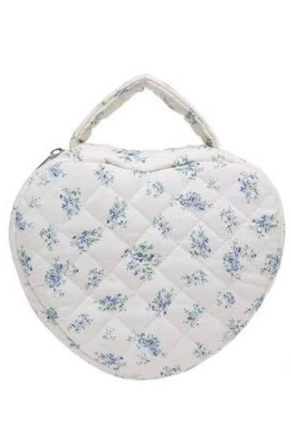 Coquette Heart Shaped Bag- Blue