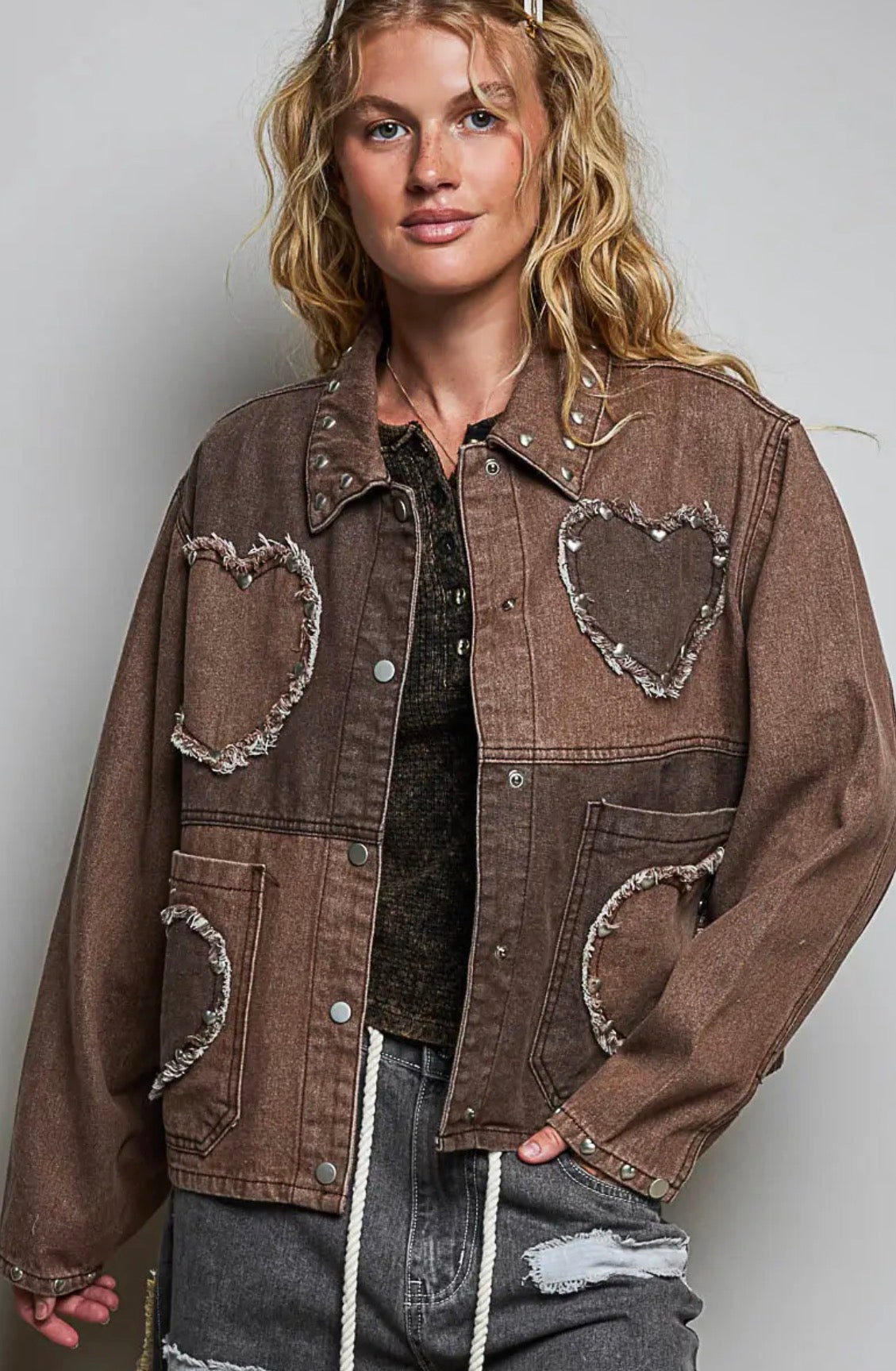 Honey Coast & Hearts Denim (Mocha)