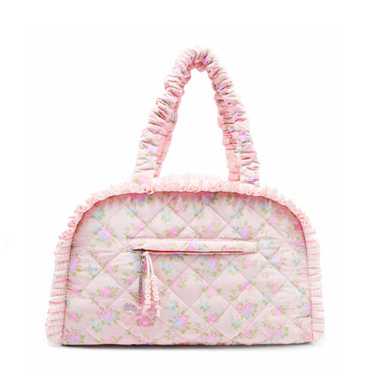 Cotton Candy Vintage Sorbet Floral Bag (Candy Pink)
