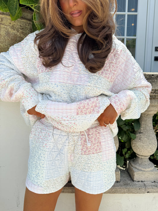 Quilted Pastel Shorts