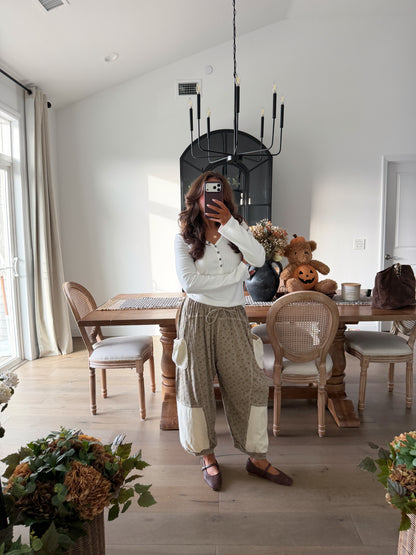 Rosewater Pants (Olive) POL LIVE