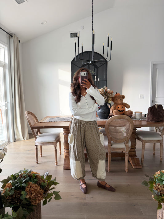 Rosewater Pants (Olive) POL LIVE