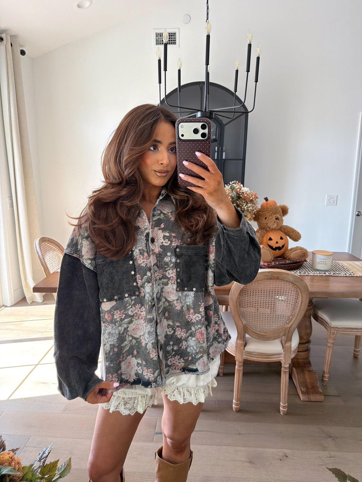 Cottage Rose Shacket