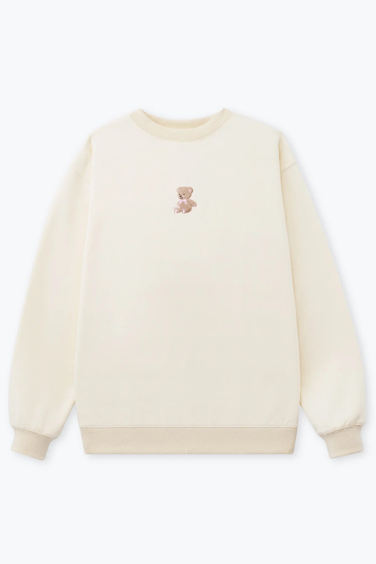 Teddy Beary Cozy Embroidered Sweatshirt