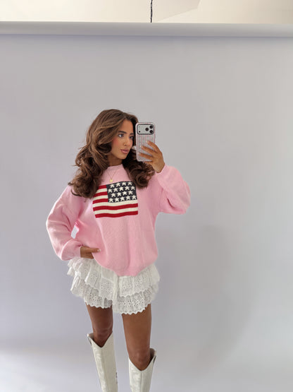 The Darling Flag Knit