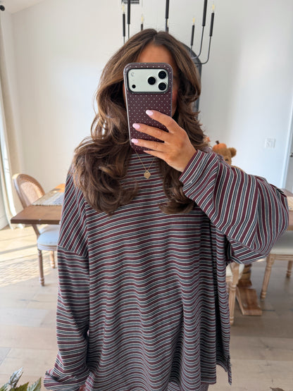 Heritage Striped Set (Burgundy) can’t restock ships 1 week