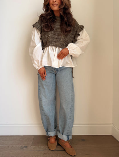 Wintergreen Cabin Knit Top