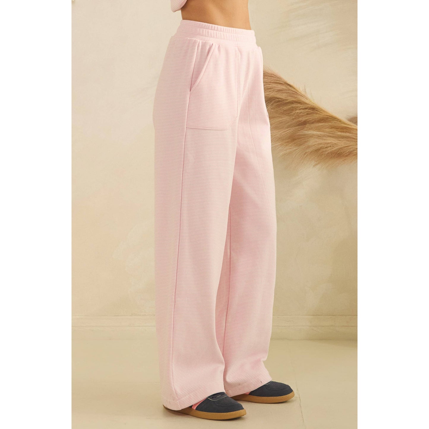Bloom & Blush Striped lounge pants