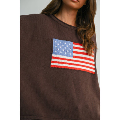 Hamptons Heritage Cocoa Flag Sweater