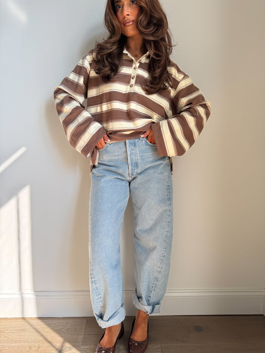 Pumpkin Crème Rugby Top