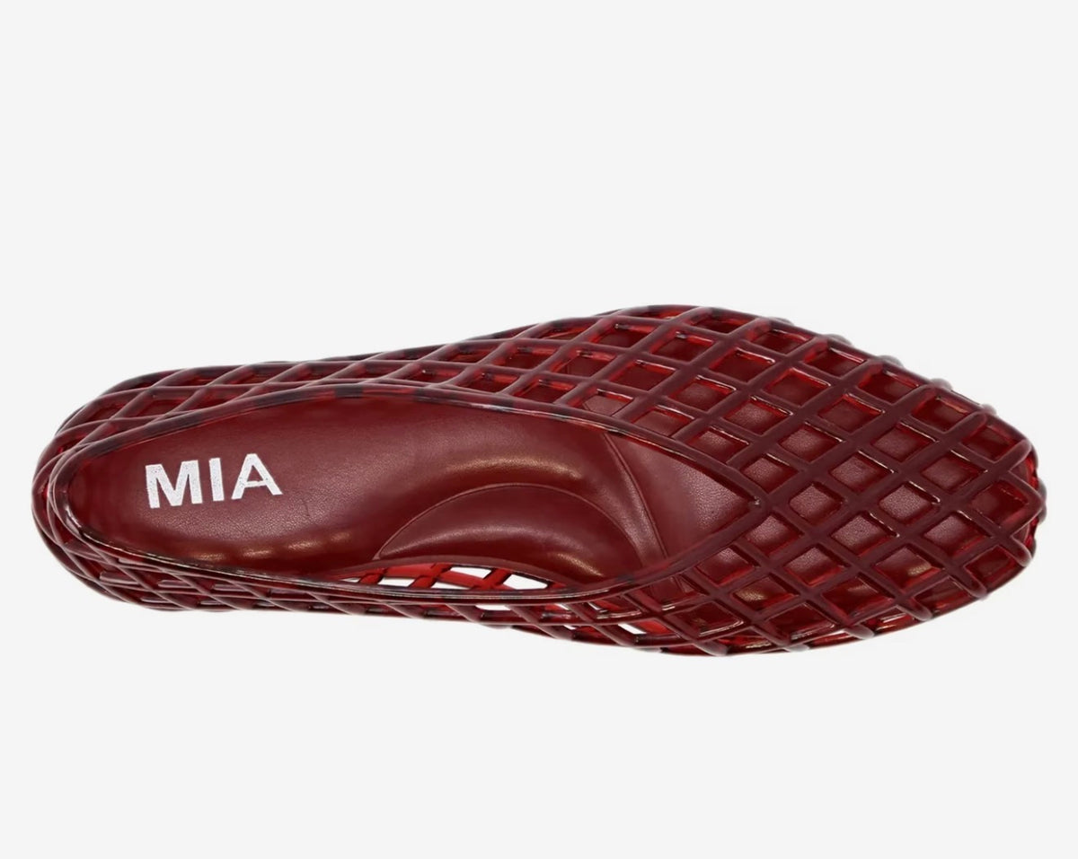 Seaside Burgundy Bliss Jelly Flats