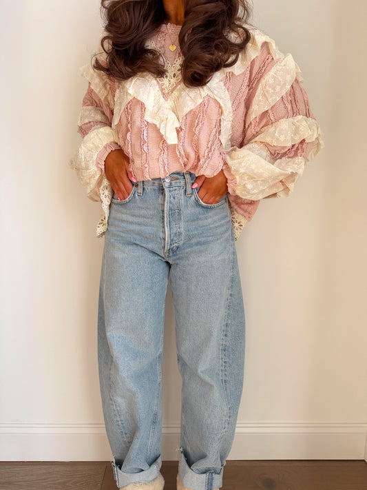 All In The Details Blouse (Ballerina Slippers) RESTOCK 1 week