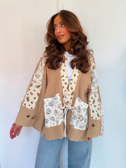 Worth Melting For Vintage Floral Jacket