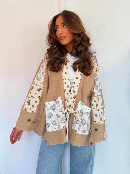 Worth Melting For Vintage Floral Jacket