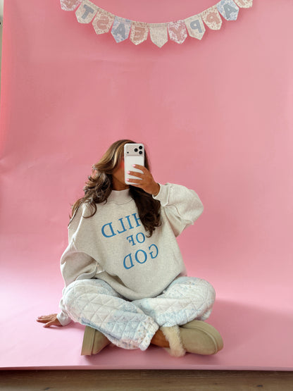 Child Of God Mockneck Grey