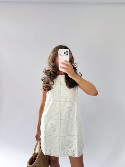 White Eyelet Weekend Mini (can’t restock)