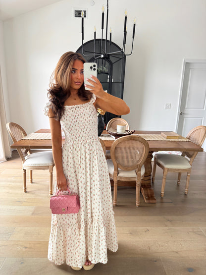 Garden Of Roses Gauze Cotton Dress CAN’T RESTOCK