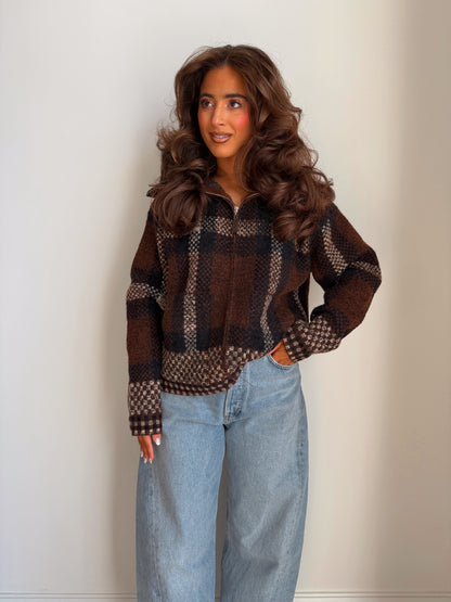 The Ski Lodge Zip Knit Sweater RESTOCK 1-2 week