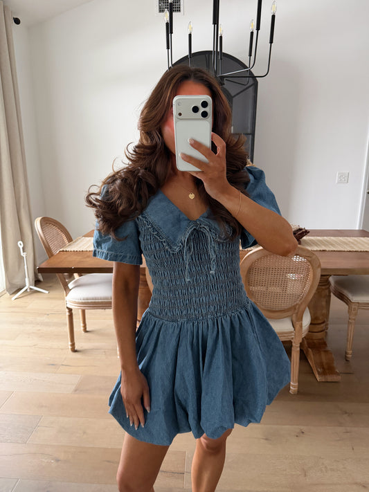 Vintage Denim Lover Bubble Dress