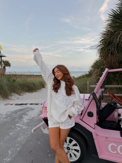 Hamptons Mockneck (Cotton Candy Skies) PRE ORDER