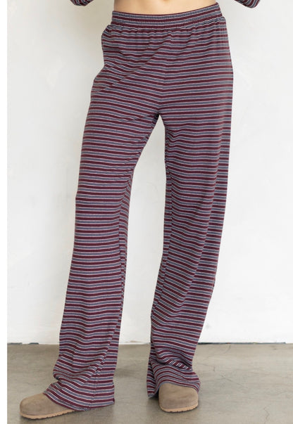 Heritage Striped Set (Burgundy) can’t restock