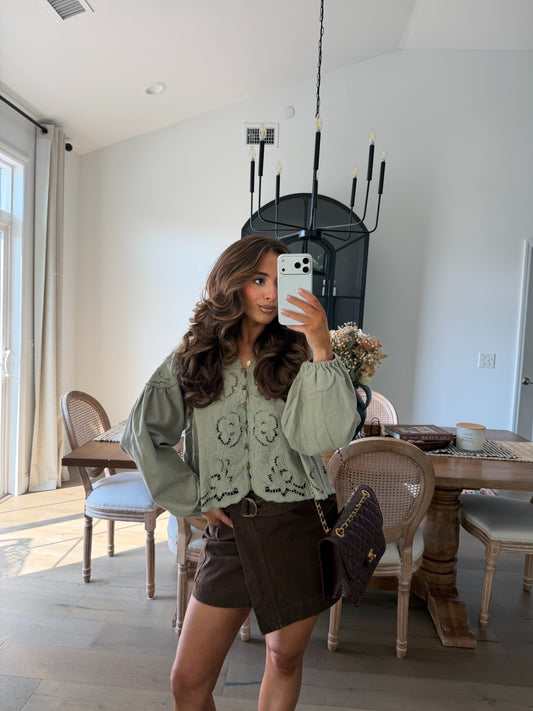 Cocoa Kisses Mini Skirt