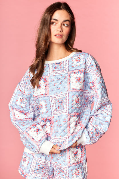 Americana Patchwork Darling Quilted Set