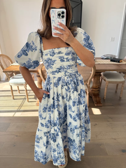 AF floral midi XS