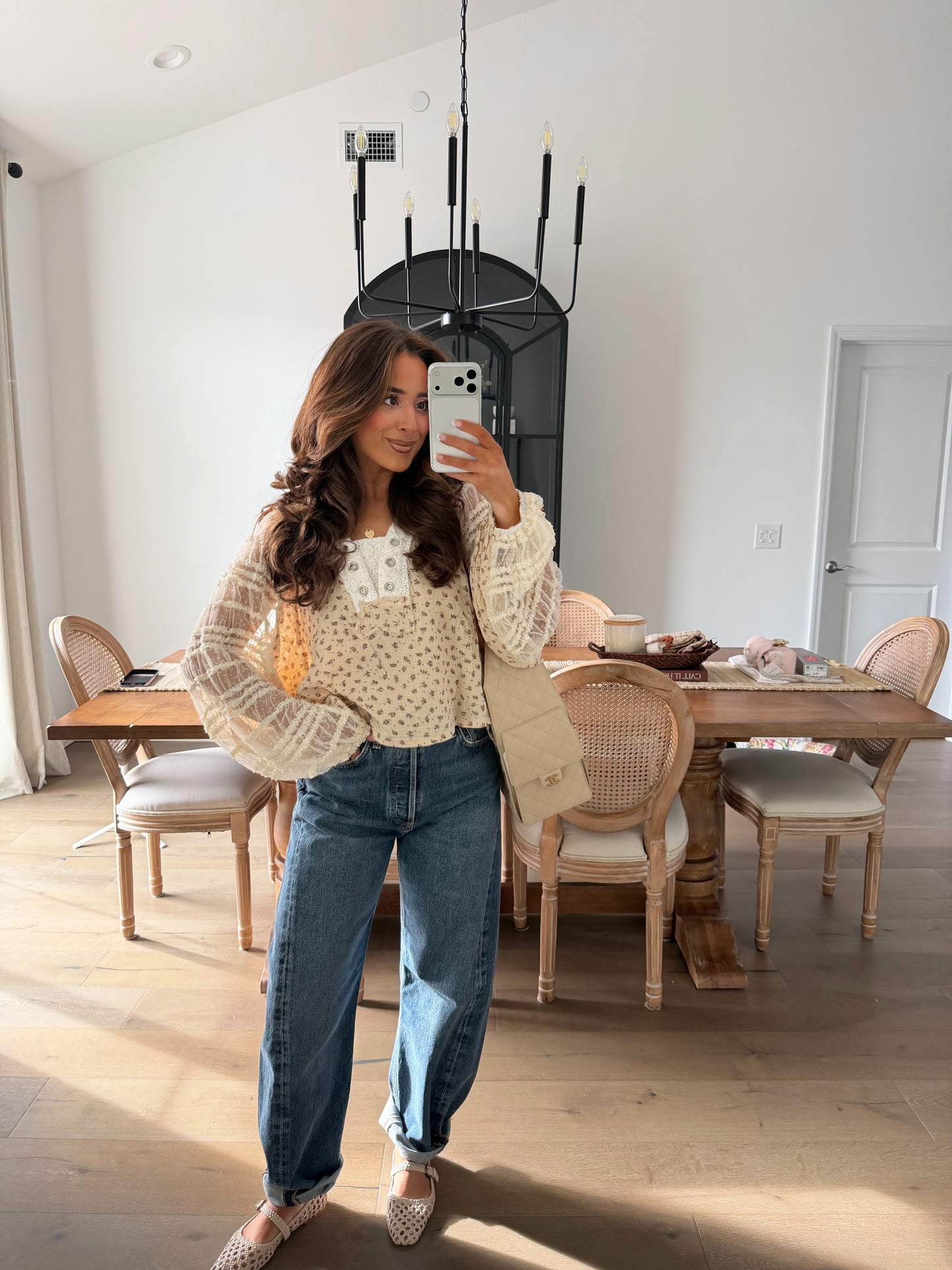 Ivory & Cream Bloom Top