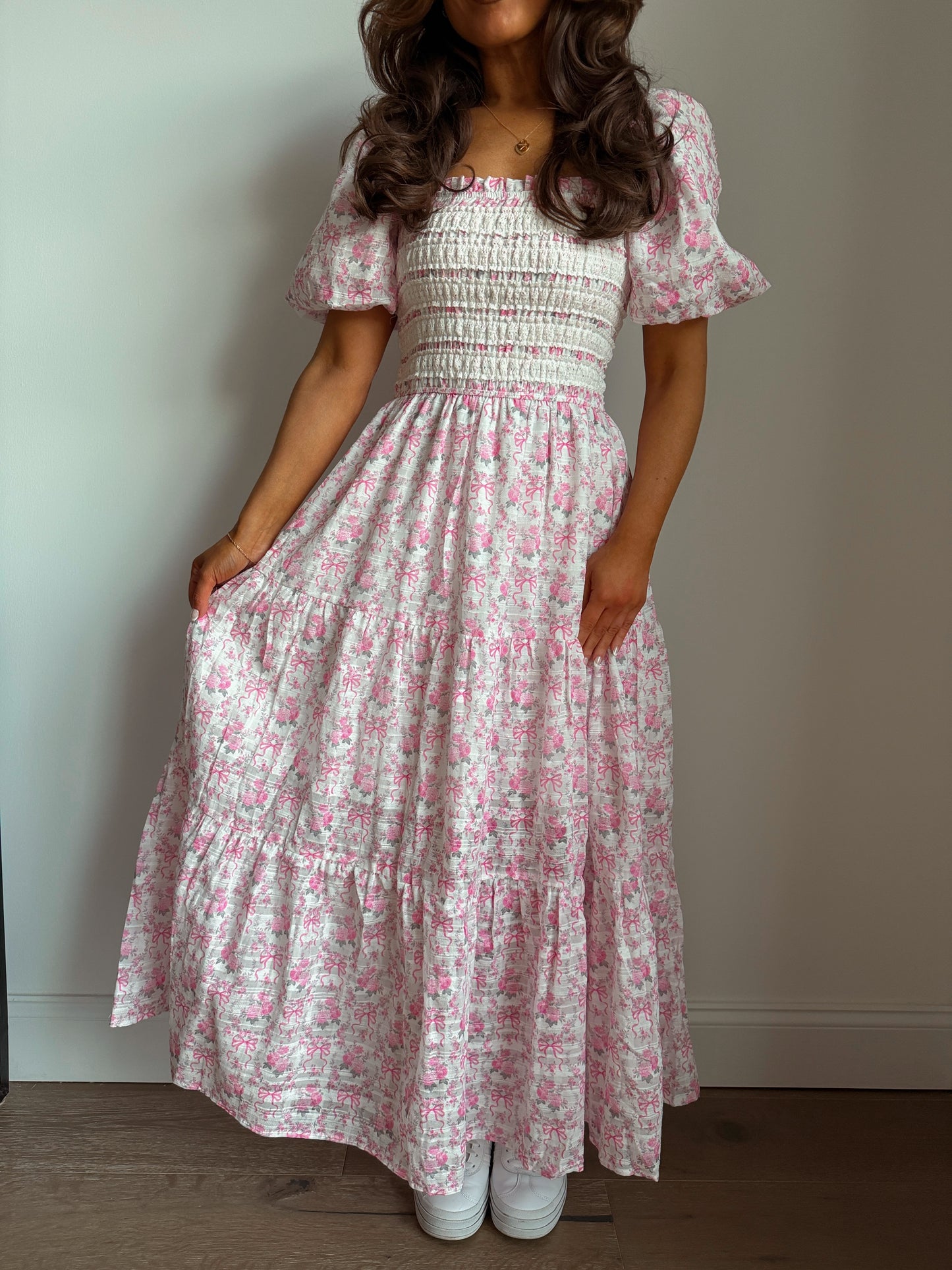 Pink Promises Midi Dress RESTOCK