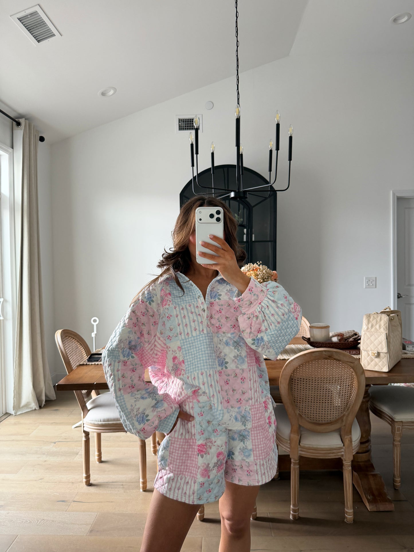 Cotton Candy Skies Quilted Set