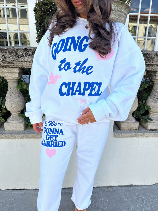 Going To The Chapel Sweatpants Set 💍    pre-order