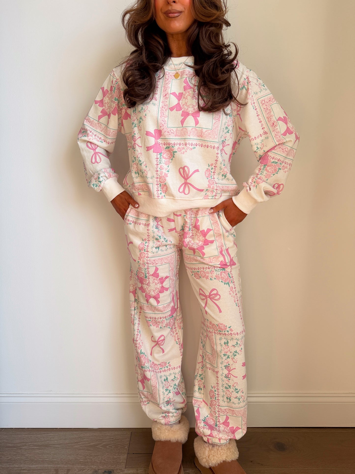 Coquette & Bows Lounge Set RESTOCK WILL TAKE ME A WEEK TO GET 12/14