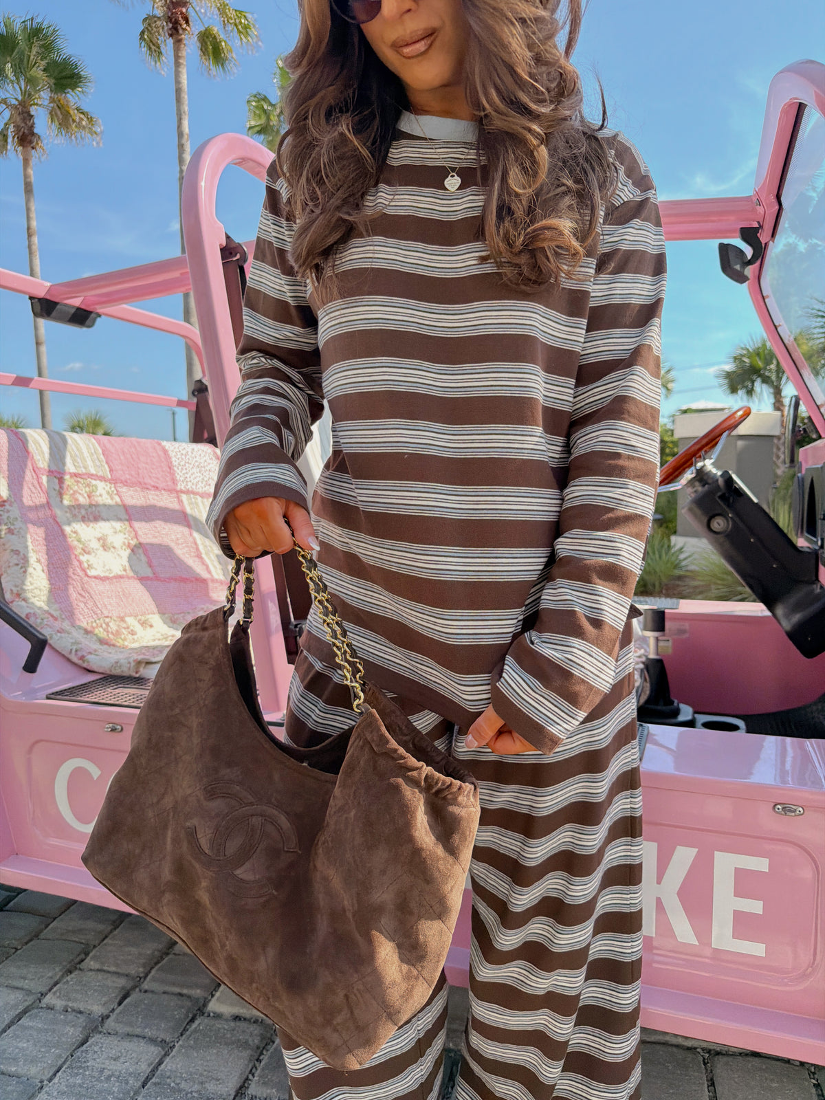 Blue Mountain Striped Set