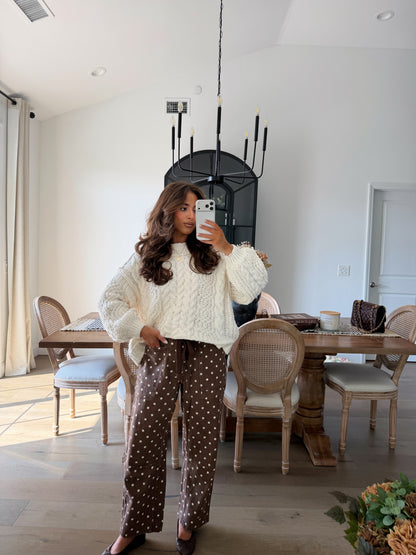 Caramel Kisses Barrel Dot Jeans