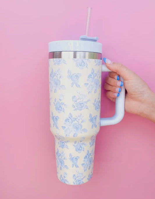 Something Blue Tumbler Cup