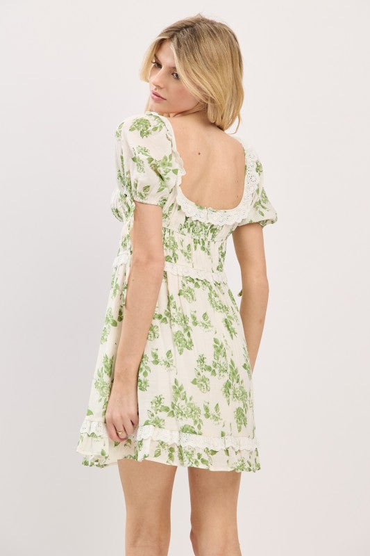 frilly mini dress Frilly High Low Fairycore Mini Dress Fairycore Aesthetic