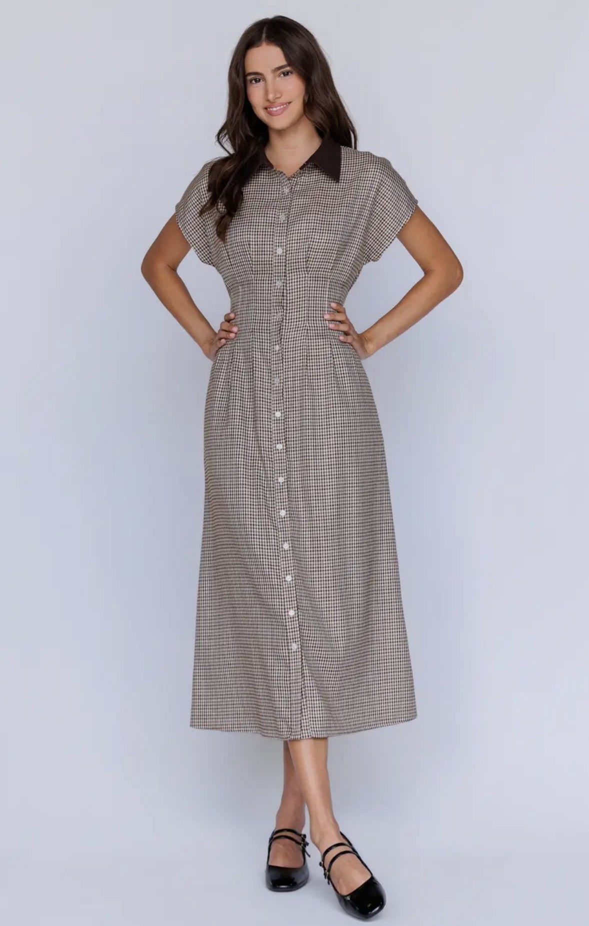 Meadow Houndstooth Dress