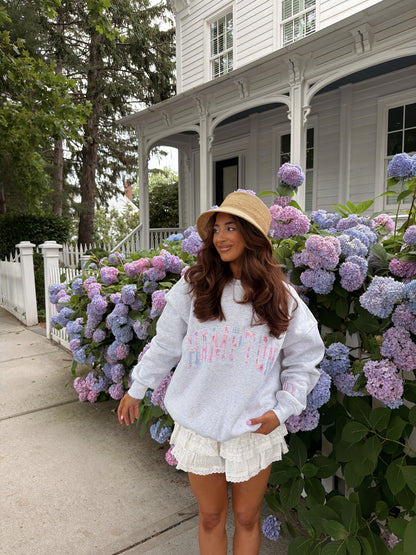 Hamptons Vintage Floral Custom Crew PRE ORDER