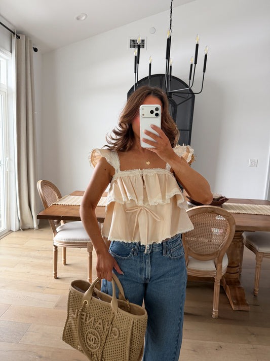 Champagne Kisses Top RESTOCK 1-2 weeks