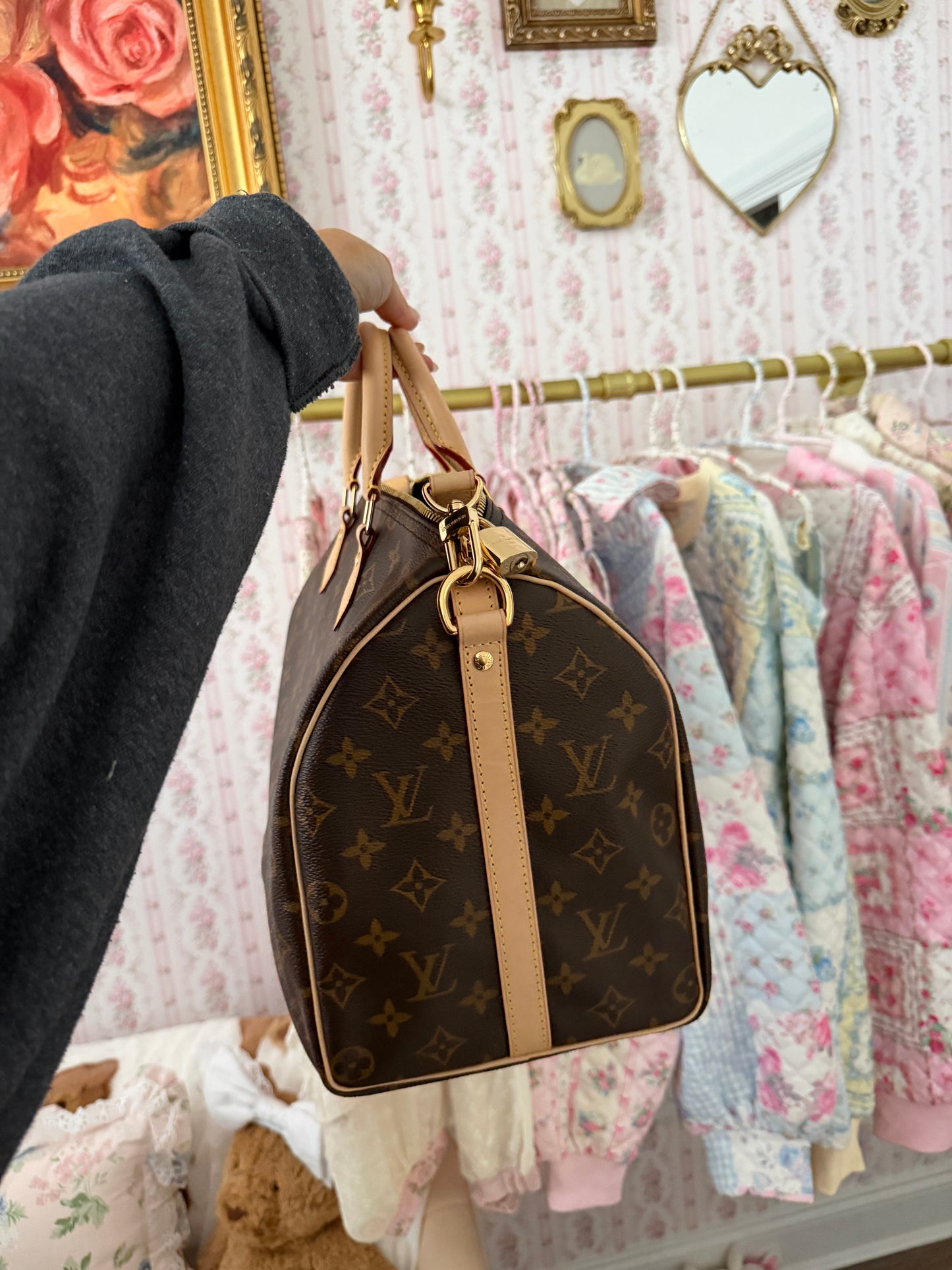 LV speedy 35 (used 3x) receipt and full set