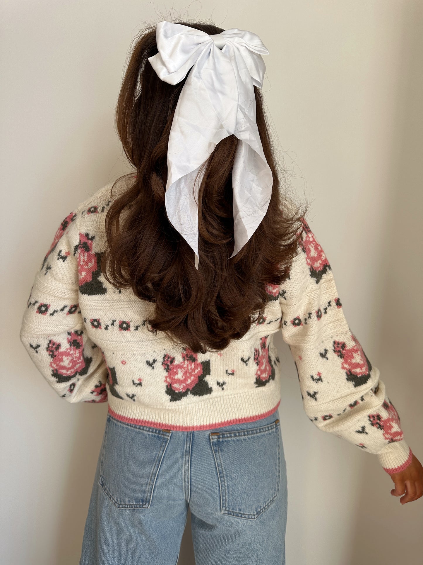 Holly Belle Rose Cardigan Knit