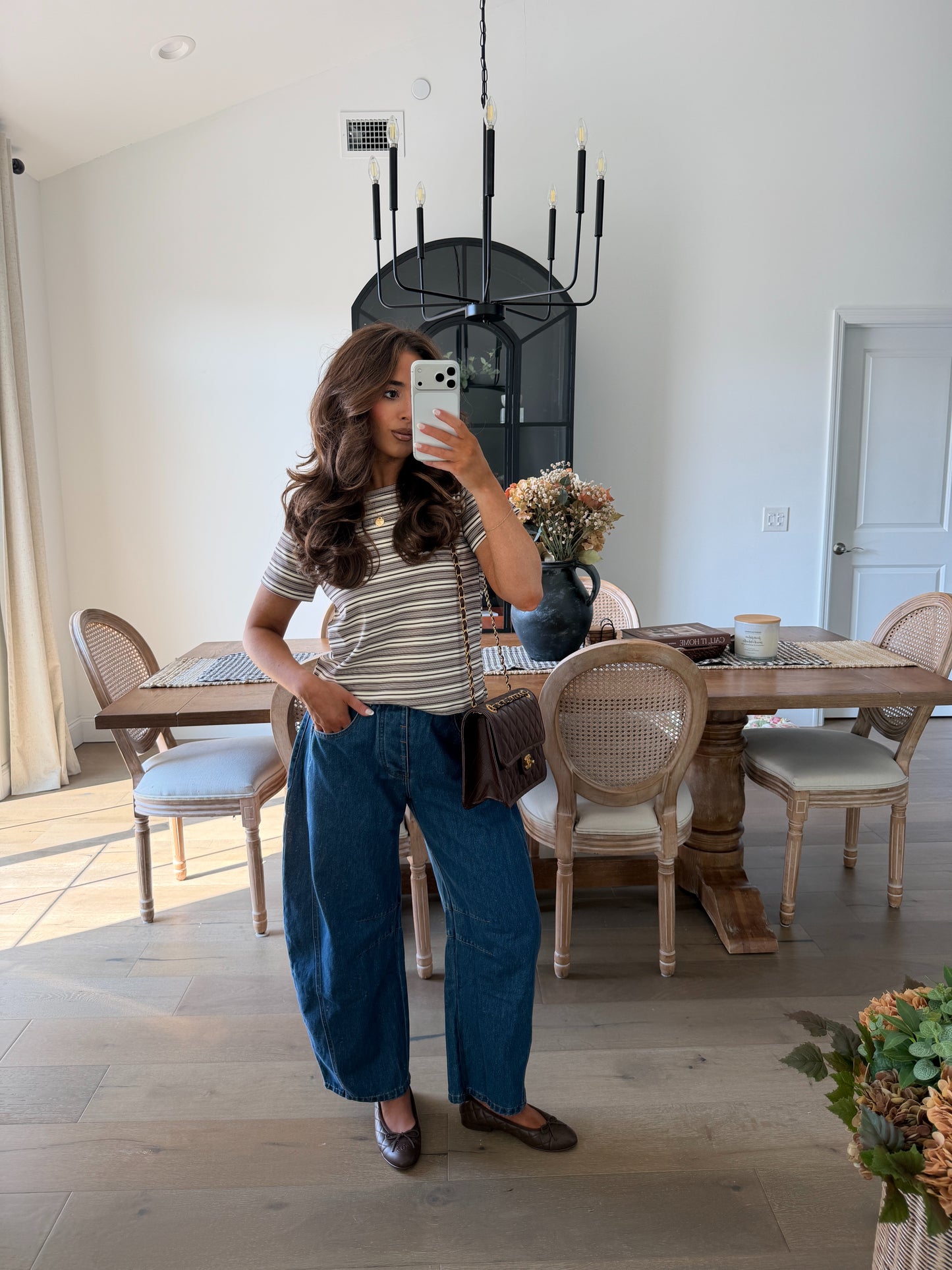 Espresso In Paris Striped Tee