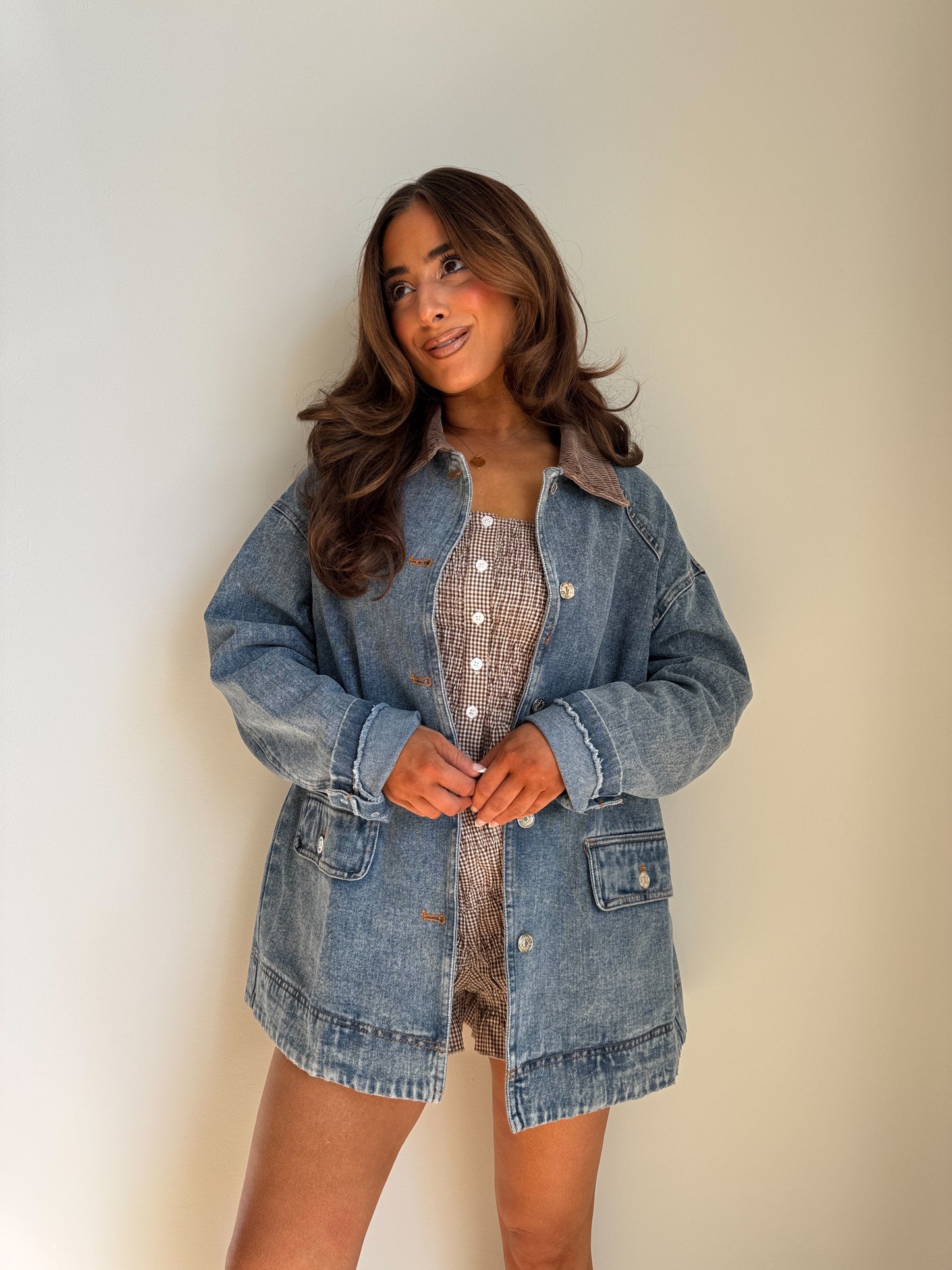 Gingham Maple Glaze Short Set