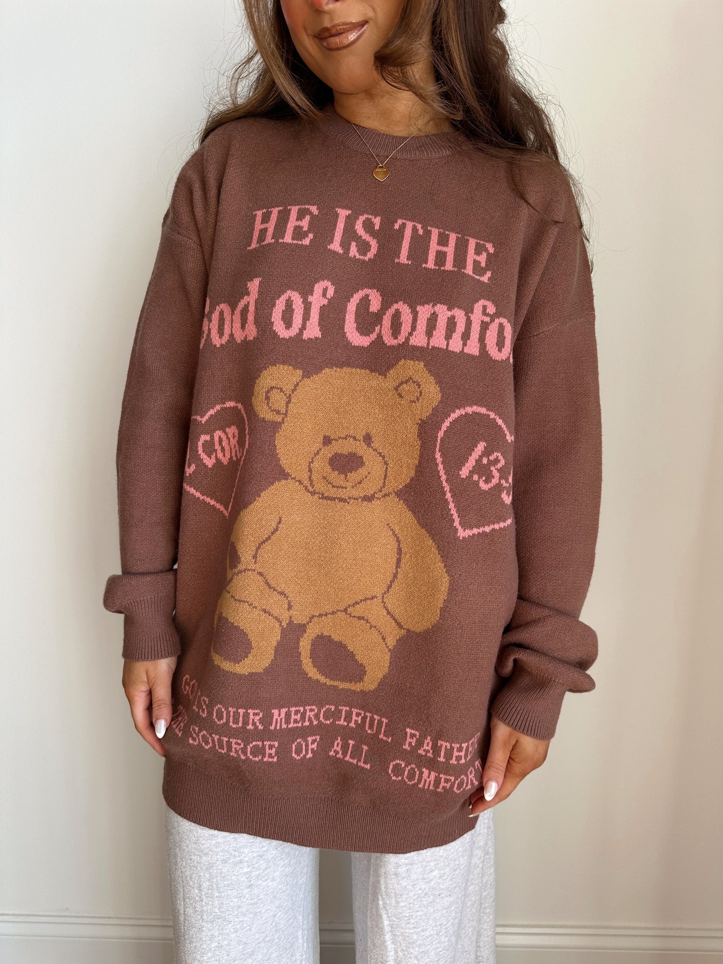 God Loves You Teddy Sweater (presale 1/25)