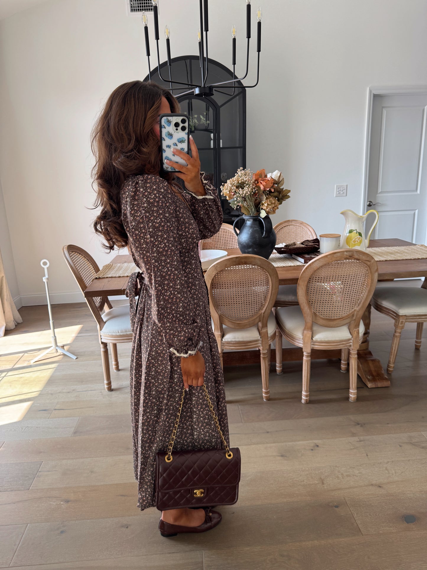 The Allie Midi Dress (Maple)