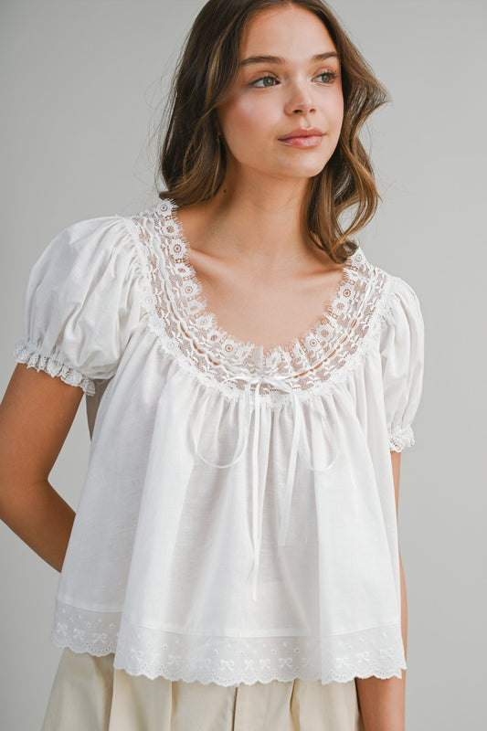 Cape Cod Eyelet (White) Early Access