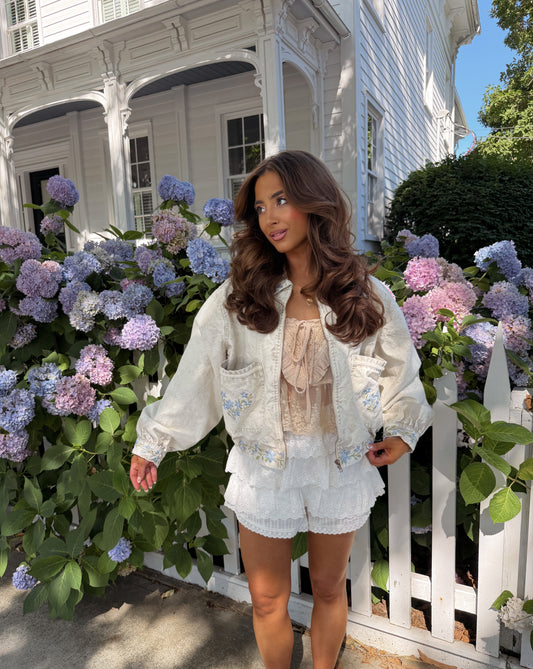 Summer On The Coast Ruffled Shorts