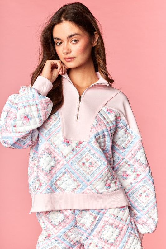 Pastel Princess Quilted Set